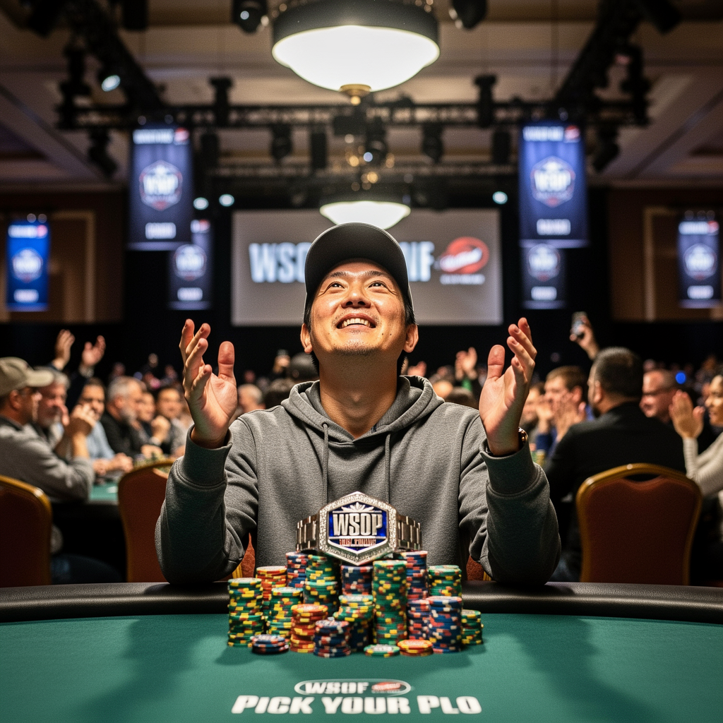 「孤狼」终获殊荣：Benso 如何在 WSOP Pick-Your-PLO 中上演逆袭神话 - EVO真人平台 - EVO真人